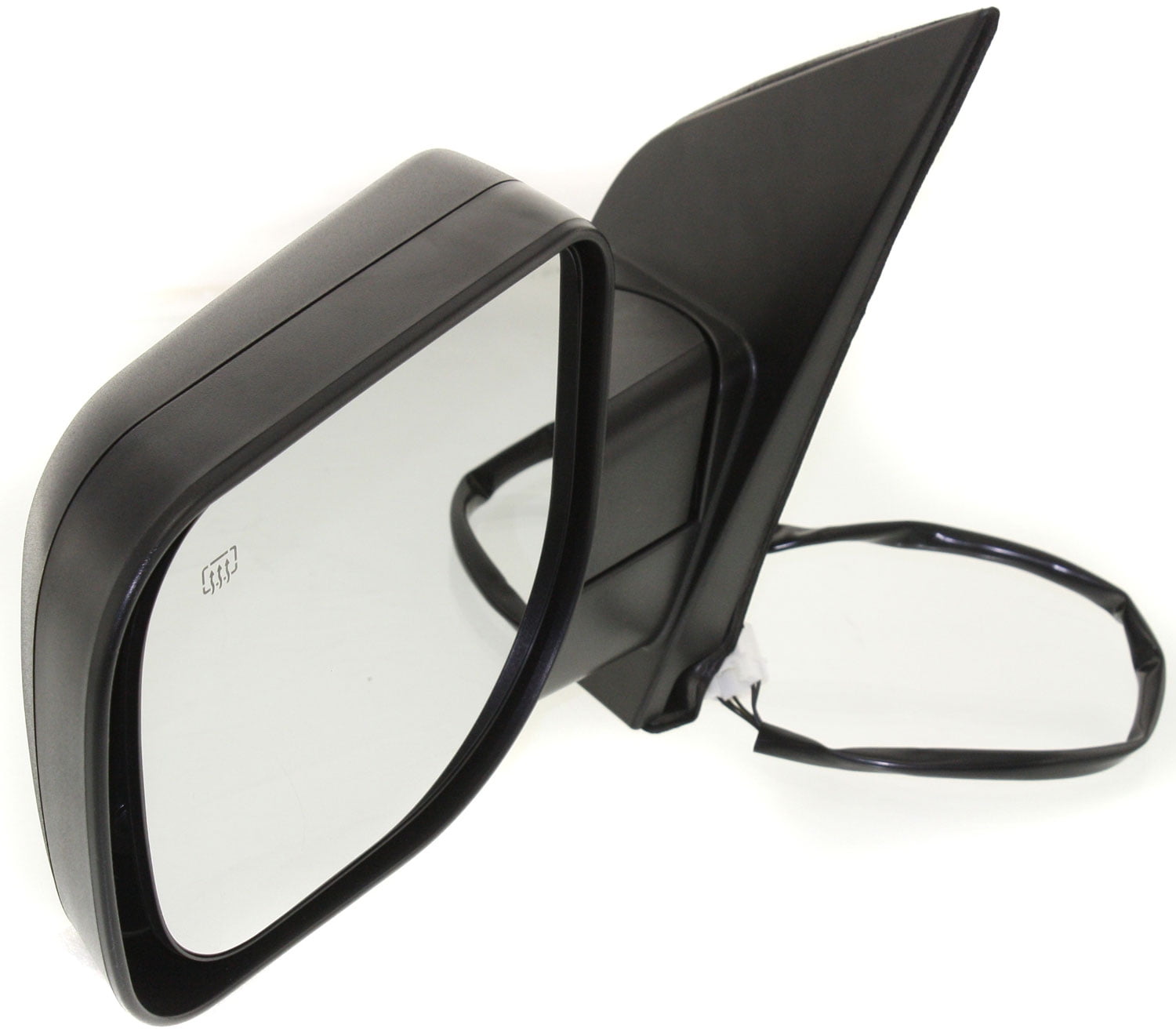 Mirror Compatible With 2006-2009, 2014-2015 Nissan Titan 2005-2015 Armada Left Driver Side Heated Textured Black Kool-Vue