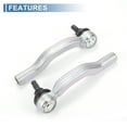 thumbnail image 4 of Kit de extremos de barra de dirección exterior frontal de 2 piezas para Toyota Corolla IM No. ES800341, 4 of 7