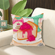 thumbnail image 4 of Fundas de almohada de postre rosa, fundas de almohada decorativas, fundas de almohada, fundas de cojín, cojines, decoración del hogar, sofá, 45 x 45 cm, cuerpo caído, 45 x 45 cm, 4 of 5