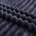 thumbnail image 3 of Kate Aurora Modern Lux Ultra Soft & Plush Ribbed Accent Throw Blanket - 50 in. W x 60 in. L - Assorted Colors, 3 of 5