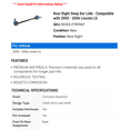thumbnail image 2 of Rear Right Sway Bar Link - Compatible with 2000 - 2006 Lincoln LS 2001 2002 2003 2004 2005, 2 of 2