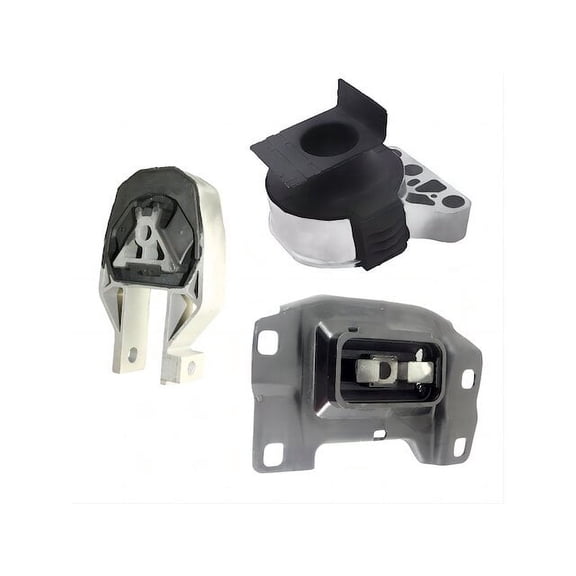 Engine Mount and Automatic Transmission Mount Kit - 3 Piece - Compatible with 2015 - 2017 Ford Escape 2016
