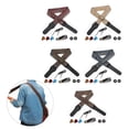 thumbnail image 3 of Adjustable Guitar Strap For Acoustic Electric Guitar Bass With Picks Locks Parts Gold, 3 of 5