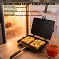 thumbnail image 3 of Sartén Antiadherente Para Parrilla De Sándwich, Estufa De Doble Cara, Sandwichera Tostada, Calentamiento Uniforme Para El Hogar, Cocina, Desayuno, 3 of 7