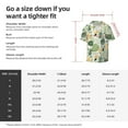 thumbnail image 7 of Wukai Hawaiian Style Men's Casual Short-Sleeve Button Down Shirt - Lightweight Summer Dress Shirt for Daily Wear-Small, 7 of 7