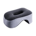 thumbnail image 4 of Almohada para descansar la siesta en la oficina, almohada facial para la siesta, almohada portátil para dormir en el escritorio Gris claro y oscuro, 4 of 9