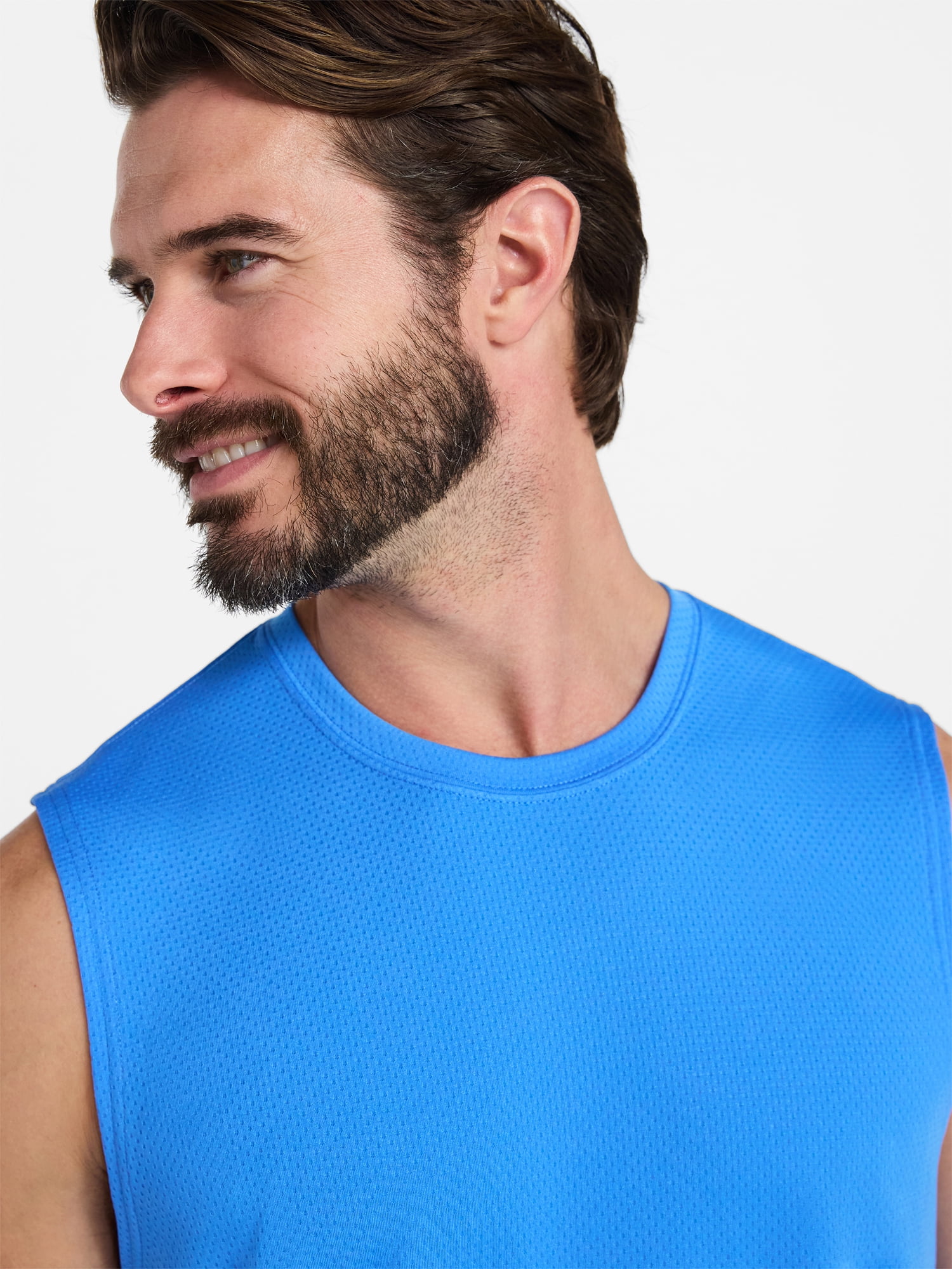 Athletic Works Men’s Sleeveless Mesh Muscle Tee, Sizes XS-5XL