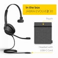 thumbnail image 6 of Jabra Evolve 30 II USB-C MS Mono Wired Headset, 6 of 6