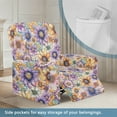 thumbnail image 3 of Kuiaobaty Mandala Flower Pattern Recliner Chair Cover Easy Replacement Reclining Sofa Slipcover Breathable Reclining Slipcover Durable Recliner Couch Cover with Side Pocket for Pets, 3 of 8