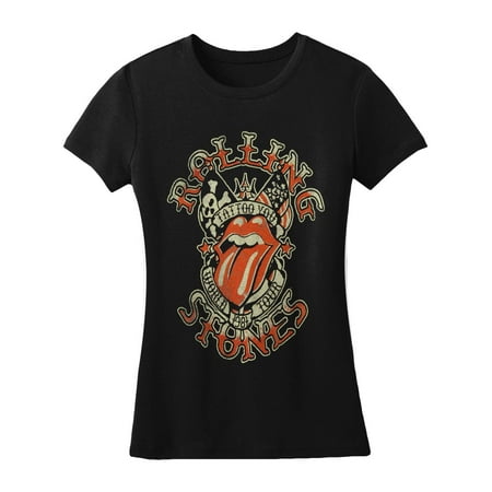 - Rolling Stones Tattoo You Tour Tee Girls Jr Black