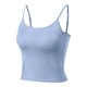thumbnail image 5 of Camiseta sin mangas de cuello redondo para mujer, tejido suave y transpirable, blusa básica elástica, prenda informal para el día a día con vaqueros, para todas las estaciones, 5 of 6