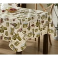 thumbnail image 7 of Newbridge Lucca Olive Oil Print Rectangle Vinyl Tablecloth for Holiday Parties and Dining, 60 x 102 inch, 7 of 7