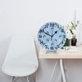 thumbnail image 5 of Kdxio Clock number Print Wall Clock,10 Inch Battery Operated Wall Clocks,Silent Non Ticking Small Analog Clock for Living Room,Office,Home,Bedroom,Kitchen,Bathroom, 5 of 7