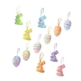 thumbnail image 2 of Adornos colgantes de Pascua, colgantes, hermosas manualidades de bricolaje, material de espuma para 12 pcs, 2 of 9