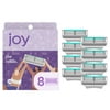 Joy Razor Blades Refill Cartridges for Women, Five Bladed, 8 Ct