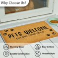 thumbnail image 5 of Park Designs Pets Welcome People Tolerated Doormat 1'6''x2'6'', 5 of 6