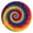 Colorful Rainbow Tie, variant on Colorful Rainbow Tie Dye Spiral Pattern Round Fitted Tablecloth with Elastic Edge,Dining Table Cover Waterproof,Outdoor Round Tablecloth for Camping,Dining,Indoor and Outdoor