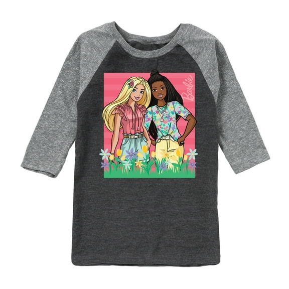 Barbie - Easter - Spring has Sprung - Toddler And Youth Raglan Graphic T-Shirt