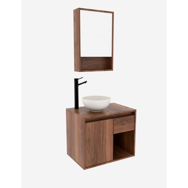Combo Gabinete De Baño BERLÍN Y Botiquín Con Espejo
