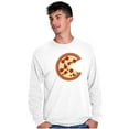 thumbnail image 4 of His Hers Matching Set Pizza Lovers Plus Size Long Sleeve Graphic Tee Shirt Brisco Brands 2X, 4 of 6