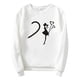 thumbnail image 2 of Puntoco Pareja Estampado Plus Terciopelo Manga Larga Cuello Redondo Jersey Sudadera top (Unisex) Puntoco Puntoco-3316, 2 of 5