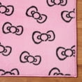 thumbnail image 2 of Hello Kitty Kids Faux Fur Accent Rug, 30 x 46, Pink, 2 of 6