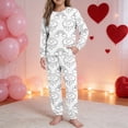 thumbnail image 1 of TaTaai Unisex DIY Hand Graffiti Colorable 2-Piece Outfit, Valentine's Day Gift, Coloring Top Pants Set, All Season Wear Gift, 1 of 8