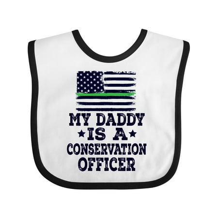 

Inktastic Conservation Officer Dad Gift Baby Boy or Baby Girl Bib