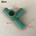 thumbnail image 1 of 20pcs 11mm Greenhouse Frame Connectors for Garden Structures and Support, 1 of 5