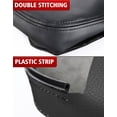 thumbnail image 6 of KBH Center Console Lid Armrest Cover Replacement for 2002-2008 Dodge Ram 1500 2500 3500 with Jump Seat Console, Black Leather Arm Rest Covering for Car Interior, Skin Upholstery Only, 6 of 7