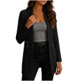 thumbnail image 4 of Azrian Women’s Open Front Ribbed Knit Long Cardigan, Casual Long Sleeve Outerwear Sizes S-2XL, 4 of 8