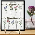 thumbnail image 3 of asddcavvf Exquisite Birth Flower Wooden Ornament Day for Mom and Grandma Brighten Up Every Moment in Life and Convey Thoughts and ! Christmas Ornament Bulk Moments Christmas Ornament Cute Christmas Or, 3 of 4