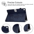 thumbnail image 2 of Allytech Cover for Apple iPad 10.2" 7th Generation, Slim Fit Lightweight Shockproof Folio Flip Multi Angle Stand Auto Wake Sleep Smart Cover Case for Apple iPad 7th Generation 2019, Darkblue, 2 of 8