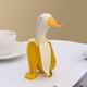 thumbnail image 5 of Adornos de pato plátano, resina sintética de dibujos animados lindos e innovadores, pato amarillo plátano, decoración de escritorio para oficina en casa, pato amarillo plátano, 5 of 10