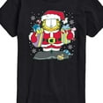 thumbnail image 3 of Garfield - Santa Garfield with Presents Christmas - Men's Short Sleeve Graphic T-Shirt, 3 of 5