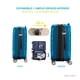 thumbnail image 4 of Set 3 Maletas 20,24,28in Rigida Rueda 360 Candado TSA Viaje, 4 of 7