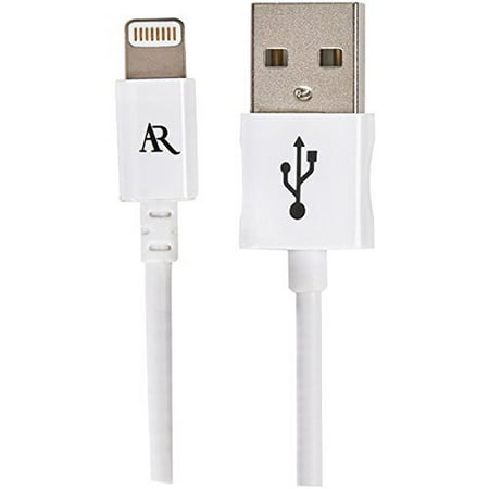AUDIOVOX Lightning Power & Sync Cable, White, 3-Ft. ARAH750Z