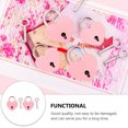thumbnail image 3 of OULII 2Pcs Pink Heart Shaped Security Padlock for Suitcase Drawer Cabinet Locking, 3 of 8