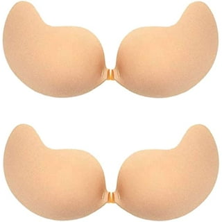 XBTCLXEBCO Breast Lift Strapless Backless Petals Nippless Covers Push Up Self Adhesive Invisible