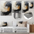 thumbnail image 4 of Designart "Infinite Flow IV" Abstract Spirals Metal Art Living Room, 4 of 5