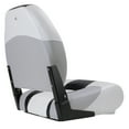 thumbnail image 6 of NORTHCAPTAIN S1 Pro Premium High Back Folding Boat Seat,Stainless Steel Screws Included,White/Light Grey/Black(2 Seats), 6 of 7