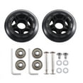 thumbnail image 2 of 80X24mm Luggage Wheels Replacement Case Wheels with 6mm Carbon Steel Bearings Wheels for Suitcase Skate 2 Pair, 2 of 8