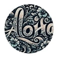thumbnail image 4 of PIKWEEK Summer Beach Aloha Hawaii Quotes Words Tropical Palm Leaves Flower Tablecloth for Picnic Dining Kitchen Farmhouse White, 4 of 8