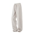 thumbnail image 4 of Mifsaly Mens Baggy Sweatpants Wide Leg Lounge Pants Elastic Waist Drawstring Casual Athletic Joggers Comfortable Oversized Streetwear Workout Track Pants with Pockets White,XL, 4 of 5