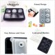 thumbnail image 5 of Molde grande esférico y cuadrado de silicona para cubitos de hielo con embudo, bandejas reutilizables para cubitos de hielo con tapa para congelador, fabricante de bolas de hielo para whisky, cóctele TUNC Sencillez, 5 of 5