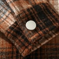 thumbnail image 3 of TIMIFIS Men's Plaid Shirts Jacket with Long Sleeves Fall Casual Cardigan Turndown Collar Button Up Shirt Jacket, 3 of 6