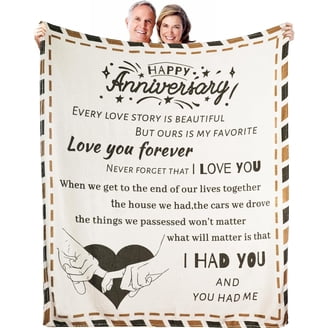 Personalized Old Couple Blanket When We Get To The End