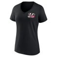 thumbnail image 2 of Women's Fanatics Black Cincinnati Bengals Plus Size Mother's Day #1 Mom V-Neck T-Shirt, 2 of 3