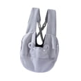 thumbnail image 2 of Mochila transportadora para mascotas, fácil de llevar, ligera, transpirable, multifunción, bolsa de viaje para mascotas, para gatitos, mascotas pequeñ Gris, 2 of 8