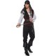 thumbnail image 4 of Pirata de disfraces de Halloween para hombres, Disfraz de calavera de lujo para carnaval, ropa de Cosplay de capitán adulto para fiesta, 4 of 5